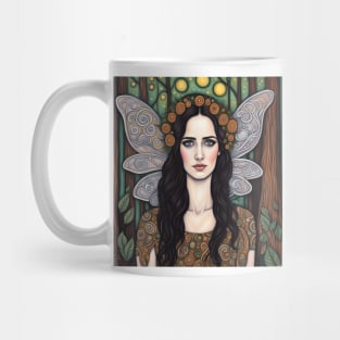 Eva Green as a fairy in the woods Mug